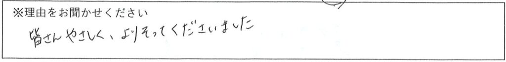 病棟スタッフの対応 画像