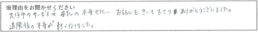 相談係の対応 画像