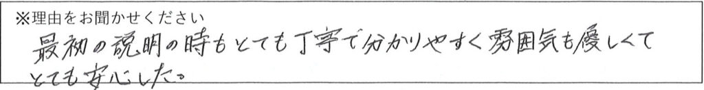 相談係の対応 画像