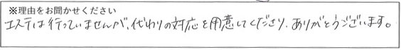 エステスタッフの対応 画像