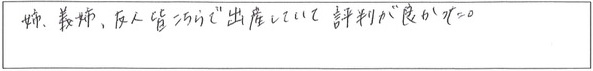 クリニックママを選んでいただいた理由やご要望 画像